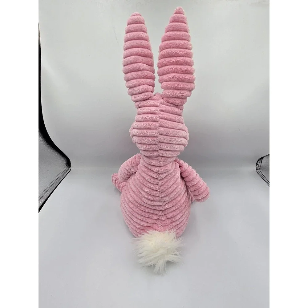 JELLYCAT Medium Cordy Roy Bunny Hare Plush Stuffed Animal Pink & Cream